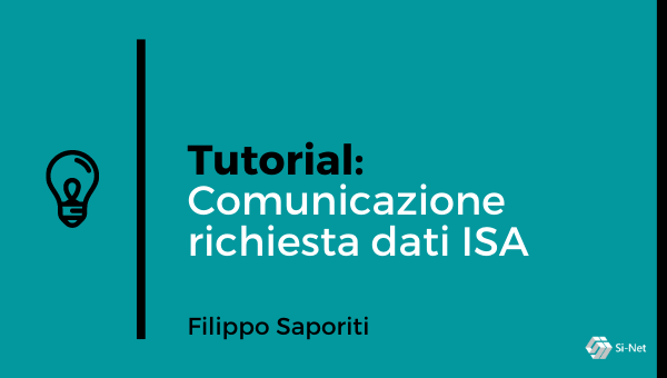 Comunicazione richiesta dati ISA