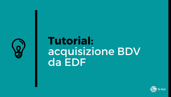 Acquisizione BDV da EDF